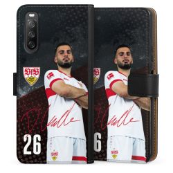 Sideflip mit langer Lasche schwarz