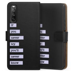 Sideflip Fodral med flap svart