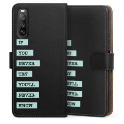 Sideflip Fodral med flap svart