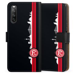 Sideflip mit langer Lasche schwarz