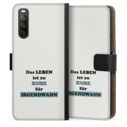 Sideflip mit langer Lasche schwarz