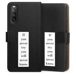 Sideflip Fodral med flap svart