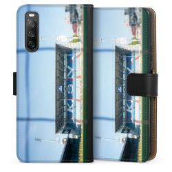 Sideflip mit langer Lasche schwarz