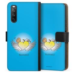 Sideflip mit langer Lasche schwarz