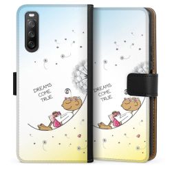 Sideflip mit langer Lasche schwarz