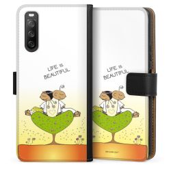 Sideflip mit langer Lasche schwarz