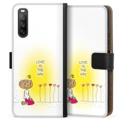 Sideflip mit langer Lasche schwarz