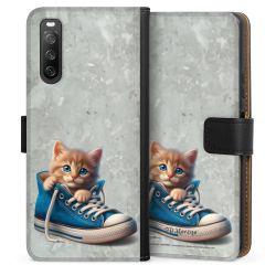 Sideflip Fodral med flap svart