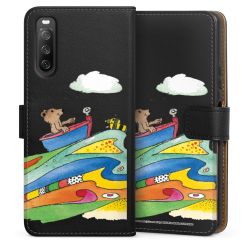 Sideflip Fodral med flap svart