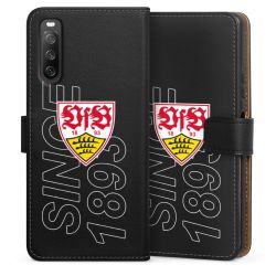 Sideflip mit langer Lasche schwarz