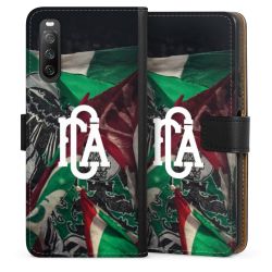 Sideflip mit langer Lasche schwarz