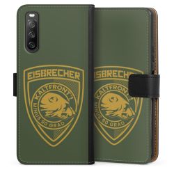 Sideflip mit langer Lasche schwarz