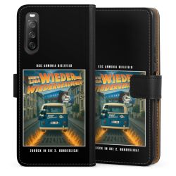 Sideflip mit langer Lasche schwarz