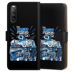 Sideflip mit langer Lasche schwarz