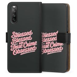 Sideflip Fodral med flap svart