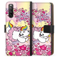 Sideflip mit langer Lasche schwarz