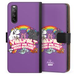 Sideflip mit langer Lasche schwarz