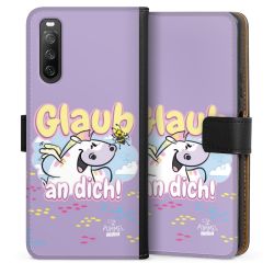 Sideflip mit langer Lasche schwarz