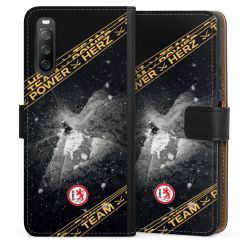 Sideflip mit langer Lasche schwarz