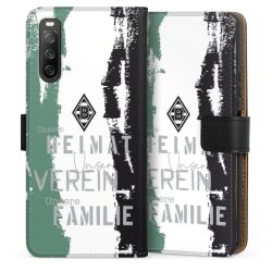 Sideflip mit langer Lasche schwarz