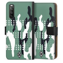 Sideflip mit langer Lasche schwarz