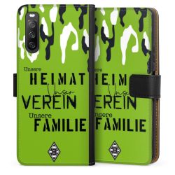 Sideflip mit langer Lasche schwarz