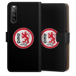 Sideflip mit langer Lasche schwarz