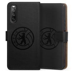 Sideflip mit langer Lasche schwarz