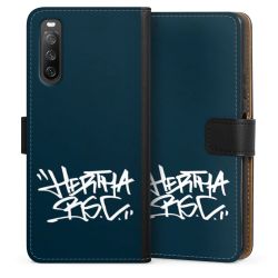 Sideflip mit langer Lasche schwarz