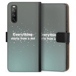 Sideflip Fodral med flap svart