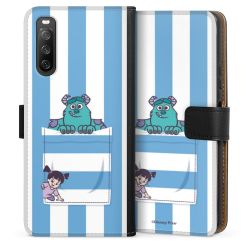 Sideflip mit langer Lasche schwarz