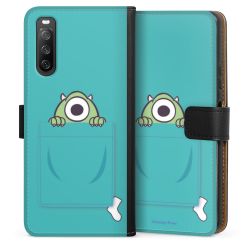 Sideflip mit langer Lasche schwarz