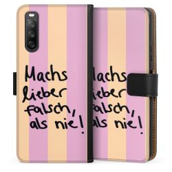 Sideflip mit langer Lasche schwarz