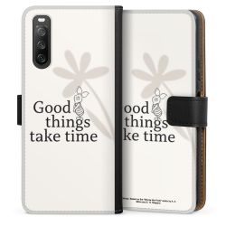 Sideflip mit langer Lasche schwarz