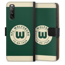 Sideflip mit langer Lasche schwarz