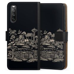 Sideflip mit langer Lasche schwarz