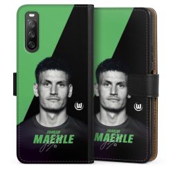 Sideflip mit langer Lasche schwarz