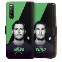 Sideflip mit langer Lasche schwarz