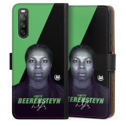 Sideflip mit langer Lasche schwarz