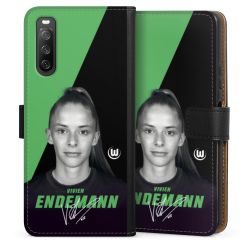 Sideflip mit langer Lasche schwarz