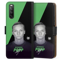 Sideflip mit langer Lasche schwarz