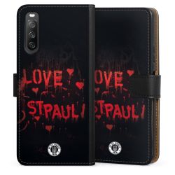 Sideflip mit langer Lasche schwarz