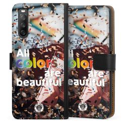 Sideflip mit langer Lasche schwarz