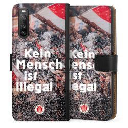 Sideflip mit langer Lasche schwarz