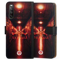 Sideflip mit langer Lasche schwarz