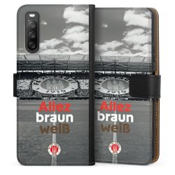 Sideflip mit langer Lasche schwarz