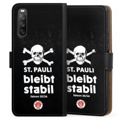 Sideflip mit langer Lasche schwarz