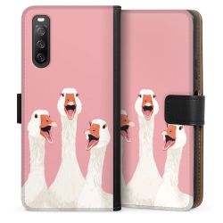 Sideflip mit langer Lasche schwarz