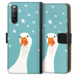 Sideflip mit langer Lasche schwarz