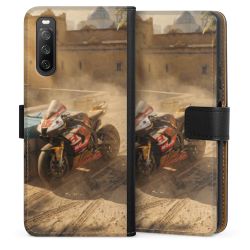 Sideflip mit langer Lasche schwarz